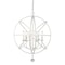 Z-Lite Tull 6 Light Chandelier, Matte White 458-24MW - alternate 6